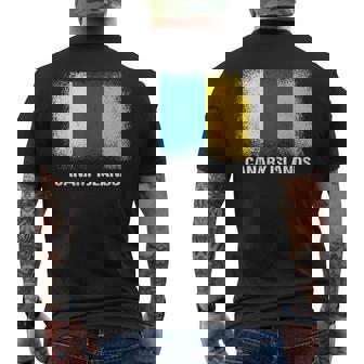 Bandera Canaria Islas Canarias Camiseta Hombre Estampado Espalda - Regaloses