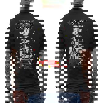 Bandera De Birthday Boy 2 Four Race Car Paraegundo Cumpleaños Camiseta Hombre Estampado Espalda - Regaloses