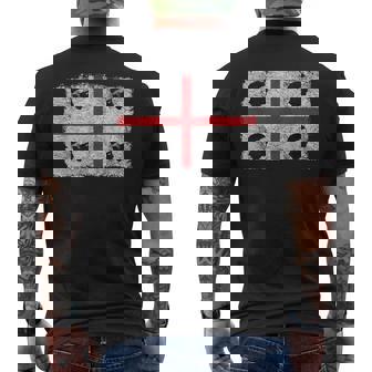 Bandera De Cerdeña Italia 4 Moros Cerdeña Camiseta Hombre Estampado Espalda - Regaloses