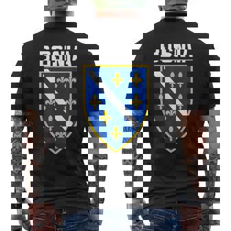 Bandiera Regalo Bosnia Bosniaintage Herzegovinaarajevo T-shirt da uomo con stampa posteriore - Novitaregali