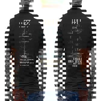 Baptism I Left It In The Water Matthew 28 Men's T-shirt Back Print - Thegiftio UK