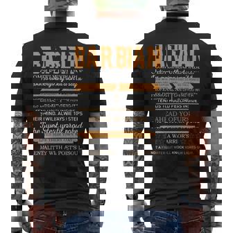 Barbian Completely Unexplainable Notices Everything But Won’T Say It Name Men's T-shirt Back Print | Seseable CA