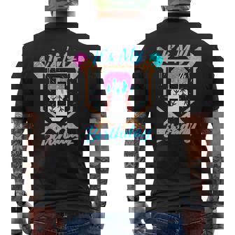 Baseball 8 Year Old Ice Cream Drip 8Th Birthday Boy Number 8 Men's T-shirt Back Print | Seseable UK