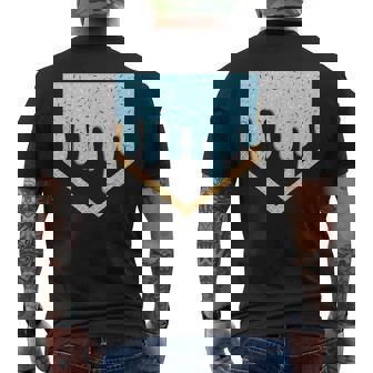 Baseball Drip Boys Ice Cream Drip Youth Baseball Birthday Men's T-shirt Back Print - Thegiftio UK