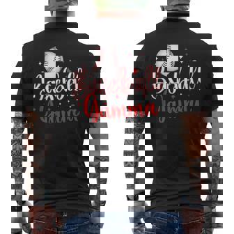 Baseball Gamma Of A Baseball Player Gamma Men's T-shirt Back Print - Seseable