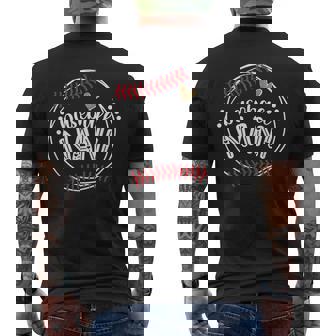 Baseball Nani Proud Nani Of A Baseball Player Nani Men's T-shirt Back Print - Thegiftio UK