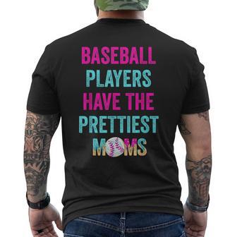 Baseball Players Have The Prettiest Moms Ice Cream Baseball Men's T-shirt Back Print - Thegiftio UK
