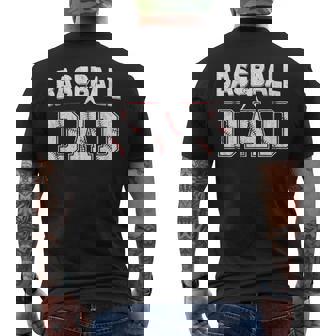 Baseball Sport Lovers For Father's Day Men's T-shirt Back Print | Mazezy