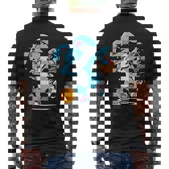 Basket Pâques Dabbing Lapin De Pâques Danse Sport T-shirt imprimé au dos - Cadeauxyz