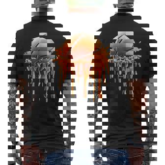 Basketball Drip Graphic Men's T-shirt Back Print - Thegiftio UK