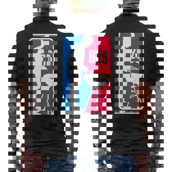 Bbq League グリルミートパロディ バーベキュー メンズTシャツ バックプリント - Kawaiitshirt