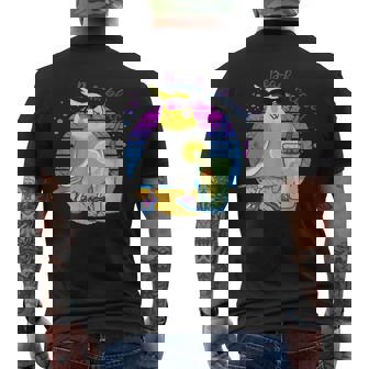 Beach Pleaseummer オカメインコ サングラス バーブ ミーム オウム メンズTシャツ バックプリント - Kawaiitshirt