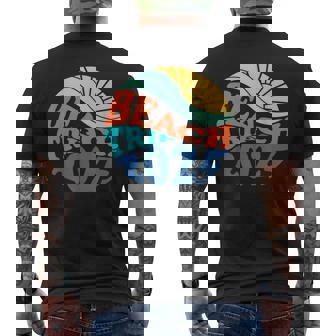 Beach Trip 2025 Beach Matching Family Summer Vacation Men's T-shirt Back Print - Thegiftio