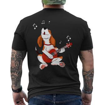 Beagle Dog Cheuona La Chitarra Per Amanti Dei Cani T-shirt da uomo con stampa posteriore - Novitaregali