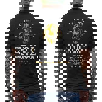 Beagle Retrointagetyle T-shirt imprimé au dos - Cadeauxyz