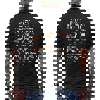 Beagle Daily To Doリストドッグ メンズTシャツ バックプリント - Kawaiitshirt