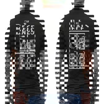The Beagles Dog 面白いビーグル犬のオーナーギフト メンズTシャツ バックプリント - Kawaiitshirt