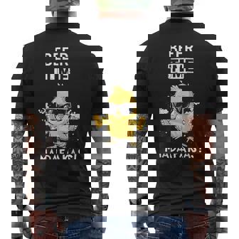 Beer Time Madafakas Men's T-shirt Back Print - Thegiftio UK