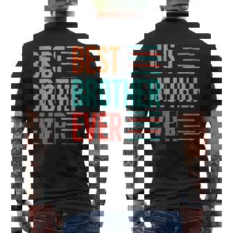Best Brother Ever 引用デザイン。 メンズTシャツ バックプリント - Kawaiitshirt