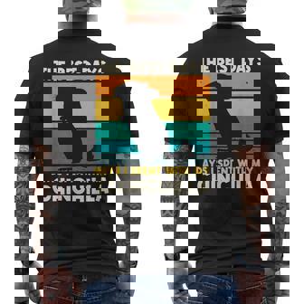 The Best Days Chinchilla チンチラ メンズTシャツ バックプリント - Kawaiitshirt