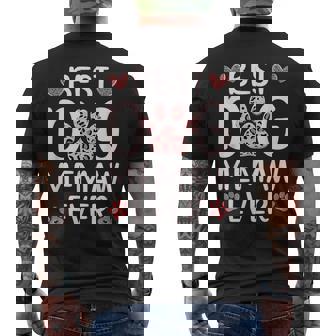 Best Dog Memaw Ever Dog Lover Memaw Men's T-shirt Back Print - Thegiftio UK