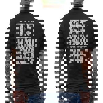 Best Grandad Ever Grandad Fathers Day Men's T-shirt Back Print - Monsterry