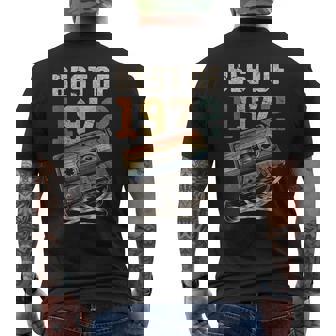 Best Of 1972 カセットテープ 53年 音楽 レトロ 誕生日 メンズTシャツ バックプリント - Kawaiitshirt