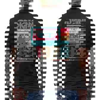 Best Ofintage 1978 45歳の誕生日ギフト メンズ カセット メンズTシャツ バックプリント - Kawaiitshirt