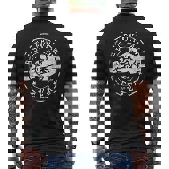 Best Pawpaw Ever Fist Bump Circle Emblem Pawpaw Men's T-shirt Back Print - Thegiftio