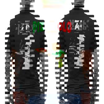 Best Pizzaiolo Der Welt Pizza T-Shirt mit Rückendruck - Geschenkecke