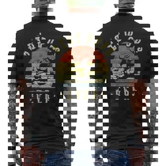 Best Pops Ever Retro Fist Bump Vintage Pops Men's T-shirt Back Print - Monsterry