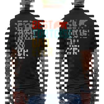 Best Tortoise Dad Ever Retrointage Camiseta Hombre Estampado Espalda - Regaloses