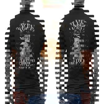 メンズ Bestpaniel Dad Ever アメリカンコッカースパニエル 犬 ビンテージ メンズTシャツ バックプリント - Kawaiitshirt