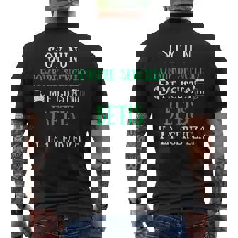 Betis Futbol Hombre Divertido Idea Regaloeguidor Cerveza Camiseta Hombre Estampado Espalda - Regaloses