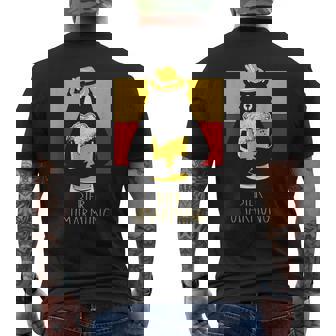 Bier Hug 面白いオクトーバーフェストデザイン ビールベア ドイツパーティー メンズTシャツ バックプリント - Kawaiitshirt