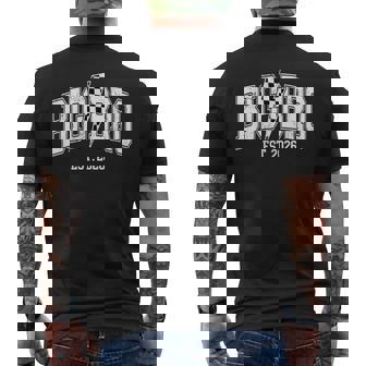 Big Bro Est 2026 New Big Brother Announcement Lightning Bolt Men's T-shirt Back Print - Monsterry