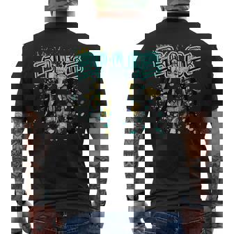 Big Ellie Liberty Ny Mascot Graffiti V2 Men's T-shirt Back Print - Thegiftio