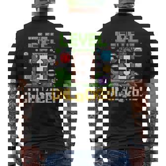 Birthday Boy Level 9 Unlocked 9Th Birthday Game Pixel Men's T-shirt Back Print - Thegiftio UK