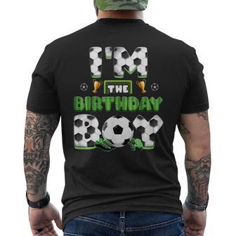 Im The Birthday Boy Soccer Group Family Matching Party Men's T-shirt Back Print - Thegiftio UK