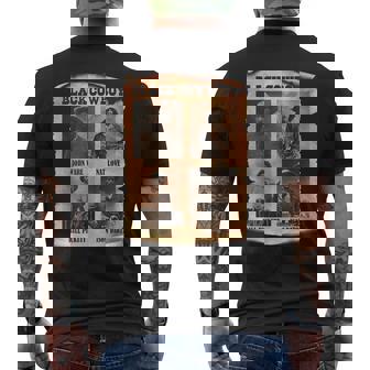 Black Cowboys Black History Western Rodeo Melanin Texas Men's T-shirt Back Print - Thegiftio UK
