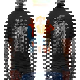 Black Cowgirl Vibes Melanin Black History Texas Men's T-shirt Back Print - Thegiftio