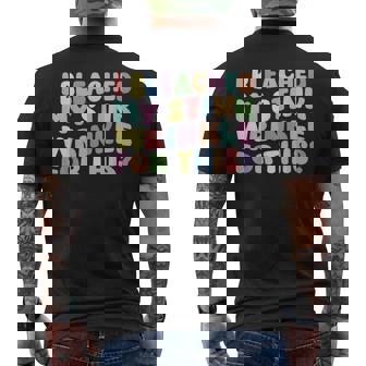 I Bleached My Stink Wrinkle For This Adult Humor Men's T-shirt Back Print - Monsterry