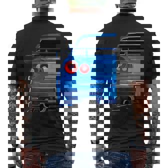 Blue Gt R 34 Jdm スカイラインスタンス カー ドリフトレーシング メンズTシャツ バックプリント - Kawaiitshirt