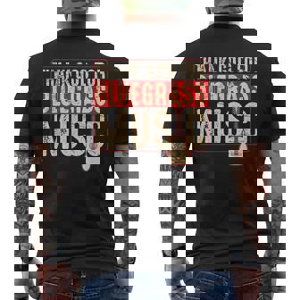 Bluegrass ミュージックギタープレーヤー 面白いバンジョー楽器 メンズTシャツ バックプリント - Kawaiitshirt