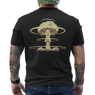 Bomba Nuclear Explosión Bomba Atómicaeta Nube Poder Camiseta Hombre Estampado Espalda - Regaloses