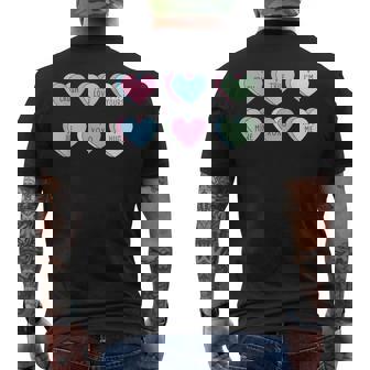 Bonbons Deaint-Valentin En Forme De Cœurs T-shirt imprimé au dos - Cadeauxyz