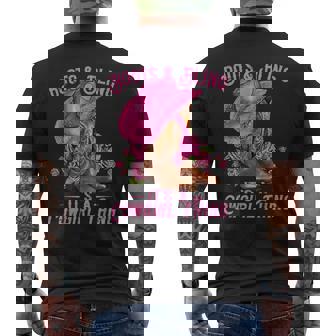 Boots And Bling It's A Cowgirl Thing Western Rodeo Cowgirl Men's T-shirt Back Print - Monsterry