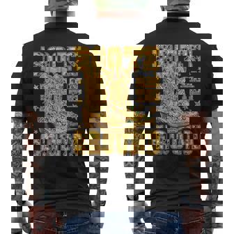 Boots On The Ground Cowgirl Linedance Boot Cowboy Western Men's T-shirt Back Print - Thegiftio