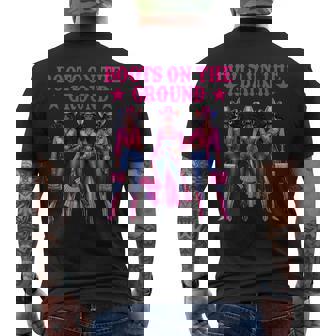 Boots On The Ground Fashion Western Melanin Black Cowgirl Men's T-shirt Back Print - Thegiftio