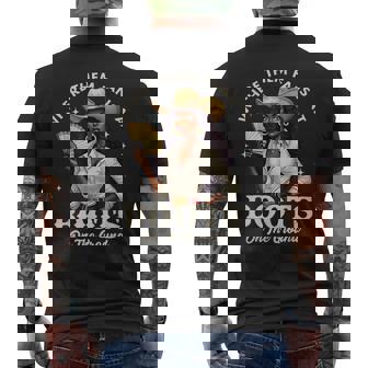 Boots On The Ground Junenth Cowgirl Where Them Fans At Men's T-shirt Back Print - Monsterry